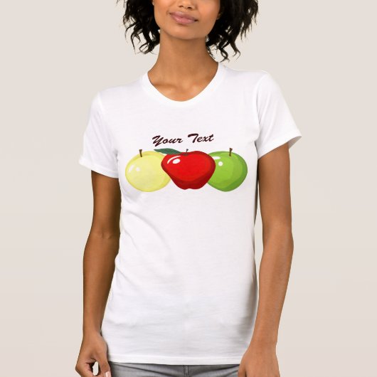 Drei Äpfel T - Shirt (Vorderseite)