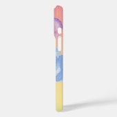 Drei Aquarellfarben auf Pastel Gradient Case-Mate iPhone Hülle (Rückseite / Links)