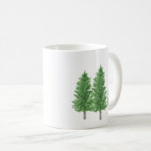 Drei Aquarellkiefern 2 Kaffeetasse (VorderseiteRechts)