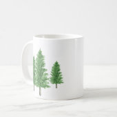 Drei Aquarellkiefern 2 Kaffeetasse (Vorderseite Links)