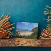 Drei Archgesteine am Ozean oder Fotoplatte (Seite)