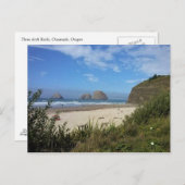 Drei Archgesteine am Ozean oder Postkarte (Vorne/Hinten)