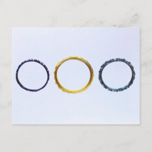 Drei Armbänder aus Mathay-Mandeure Postkarte