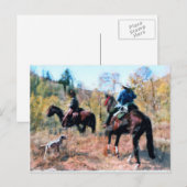 Drei auf dem Weg Postkarte (Vorne/Hinten)