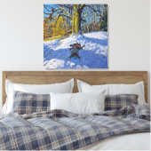 Drei auf einem Schlitten Allestree Park Derby .201 Leinwanddruck (Insitu (Schlafzimmer))