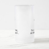 Drei Augen Bot dieses Mal im Mathe Camp Mattglas Bierglas (Mittel)