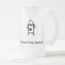 Drei Augen-Bot lebt den Traum schwarz