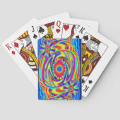 Drei Augen Mandala (Wörter hinzufügen) Spielkarten (Rückseite)