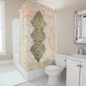 Drei Augen-Weave-Muster Duschvorhang (Beispiel)