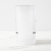 Drei Augenboten machen die Mathematik Mattglas Bierglas (Mittel)