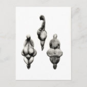 Drei Ausblicke auf die Statuette "Venus" Postkarte (Vorderseite)