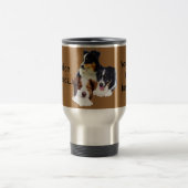 Drei australische Hirten reisen Schlamm Reisebecher (Mittel)