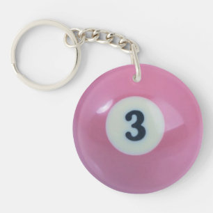 Drei Ball Schlüsselanhänger
