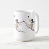 Drei Ballerinas Kaffeetasse (VorderseiteRechts)