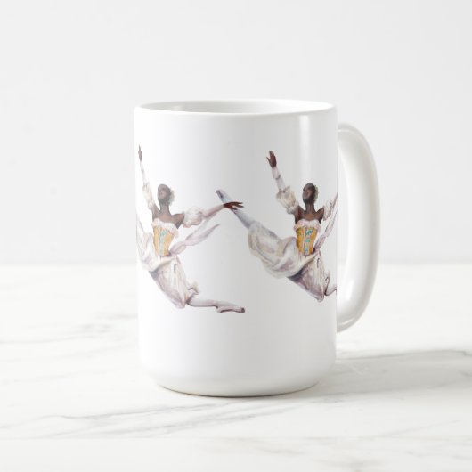 Drei Ballerinas Kaffeetasse (VorderseiteRechts)