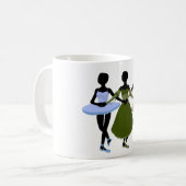 Drei Ballerinas-Tasse Kaffeetasse (Vorderseite Links)