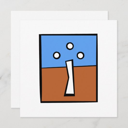 DREI BALLKROSS DANKESKARTE (Vorne/Hinten)