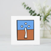 DREI BALLKROSS DANKESKARTE (Stehend Vorderseite)