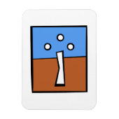 DREI BALLKROSS MAGNET (Vertikal)