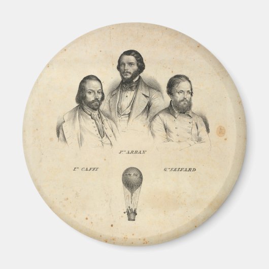 Drei Ballonfahrer Magnet (Vorne)