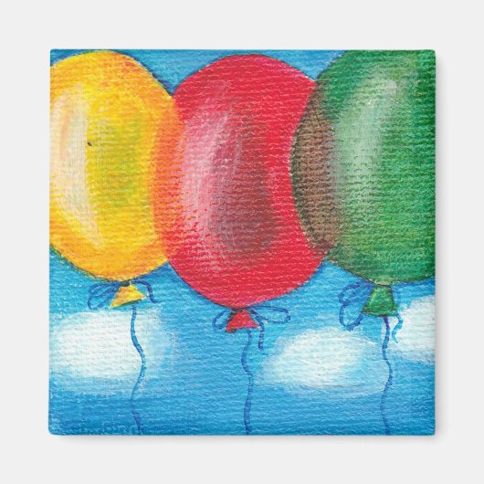 Drei Ballons Magnet (Vorne)