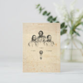 Drei Balloonisten Postkarte (Stehend Vorderseite)