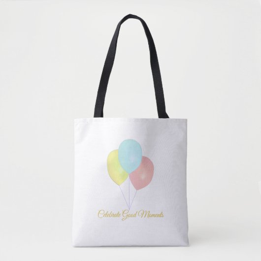 Drei-Balloons-Tote-Tasche Tasche (Vorderseite)
