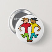 Drei Bänder Button (Vorne & Hinten)