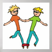 Drei Bänder Poster (Vorne)