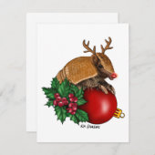 Drei Bandkugel - Urlaubskarte Feiertagskarte (Vorne/Hinten)