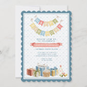 Drei Bären erste Geburtstagsparty Einladung (Vorderseite)