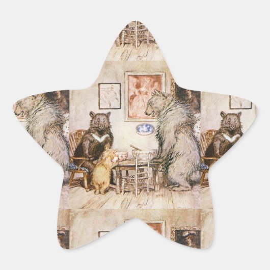 Drei Bären ohne Goldie Stern-Aufkleber (Vorderseite)