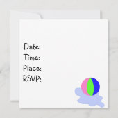 Drei Bären Party Einladung (Rückseite)