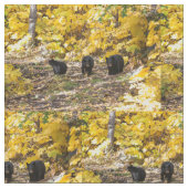 Drei Bären Stoff (Nahaufnahme)