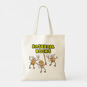 Drei Baseball-Steine Tragetasche