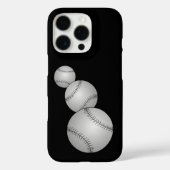 Drei Baseballs Case-Mate iPhone Hülle (Rückseite)