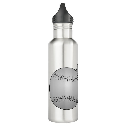 Drei Baseballs Edelstahlflasche (Links)
