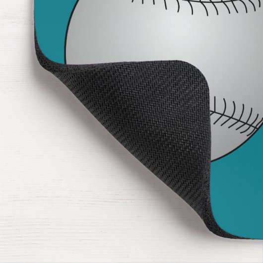 Drei Baseballs Mousepad (Ecke)