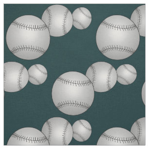 Drei Baseballs Stoff