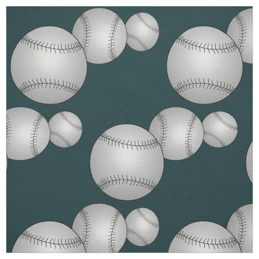 Drei Baseballs Stoff (Muster)
