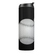 Drei Baseballs Thermosbecher (Nach links gedreht)