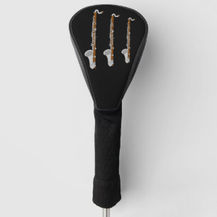Drei Bass Clarinets Golf Headcover