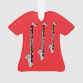 Drei Bass Clarinets Ornament (Rückseite)