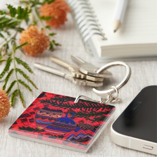 Drei Baubles Schlüsselanhänger (Vorderseite rechts)