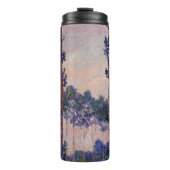 Drei Bäume im grauen Wetter, Claude Monet Thermosbecher (Vorderseite)