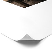 Drei Bäume im Winter Sunset Poster (Ecke)