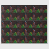 Drei Bäume in Midtown Greetings Geschenkpapier (Flach)