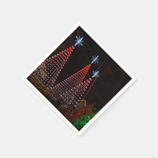 Drei Bäume in Midtown Serviette (Ecke)