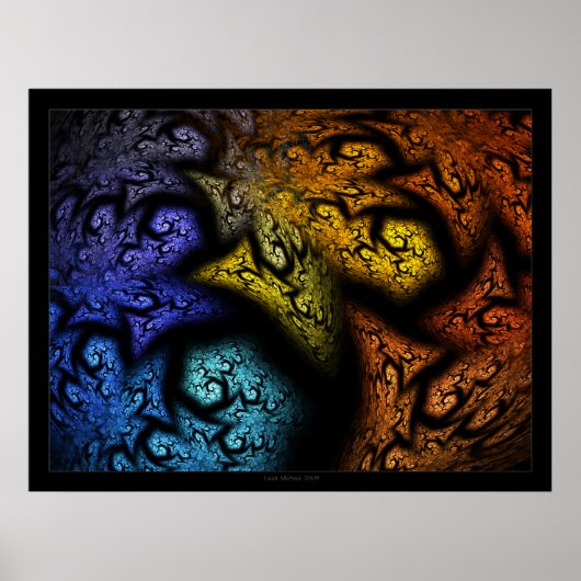 Drei-Bäume Poster (Vorne)