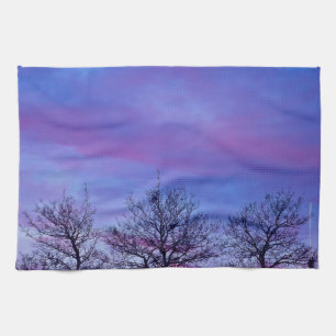 Drei Baumstämme Geschirrtuch